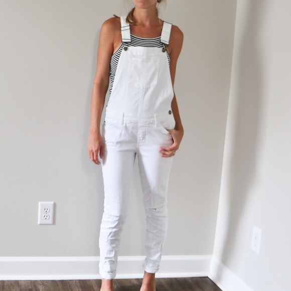 William Rast White Distressed Denim 